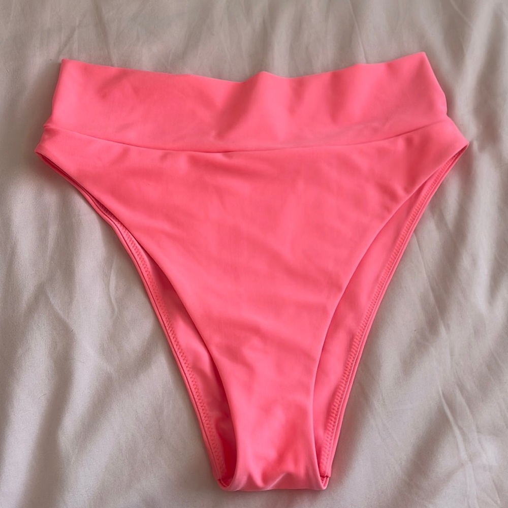 Aerie high cut cheeky bikini bottom